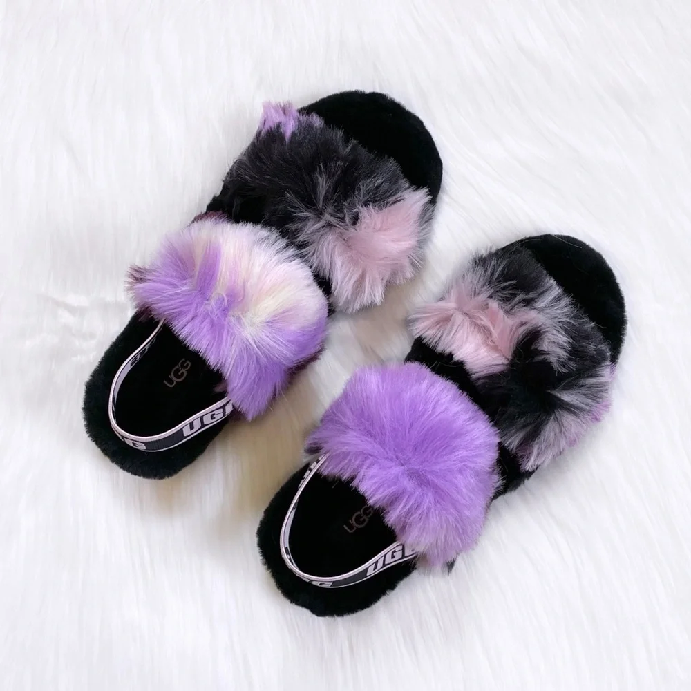 UGG Oh Yeah Tie Dye Slide Slipper Sandals - Picture 2 of 7